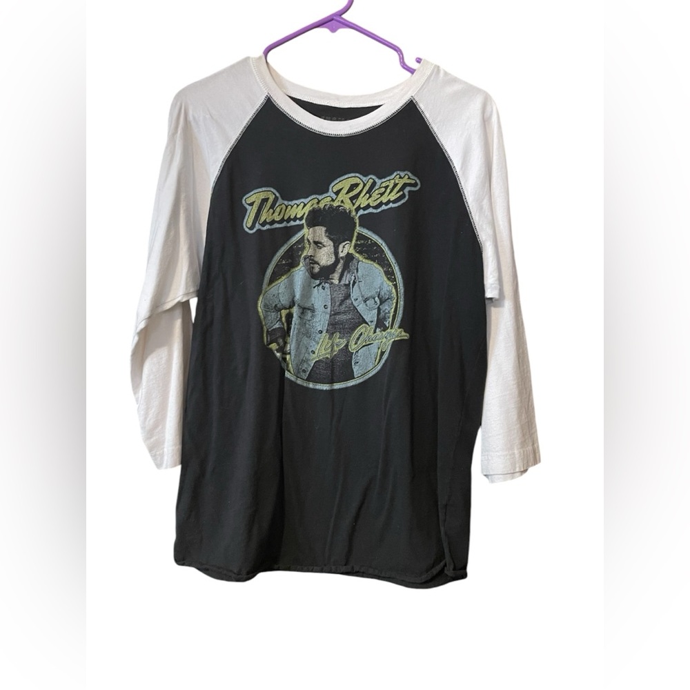 EUC Thomas Rhett baseball tee with 3/4 sleeve